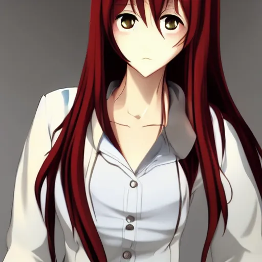 Image similar to Kurisu from Steins Gate