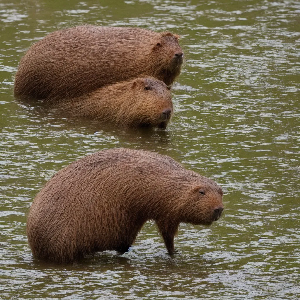 Prompt: low poy capybara