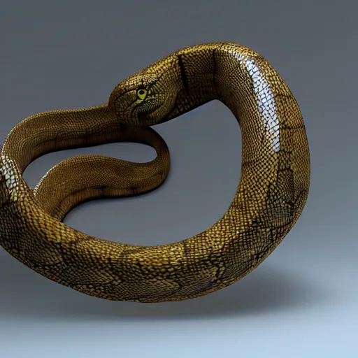 Image similar to venemous snake, studio lighting, highly detailed, octane render