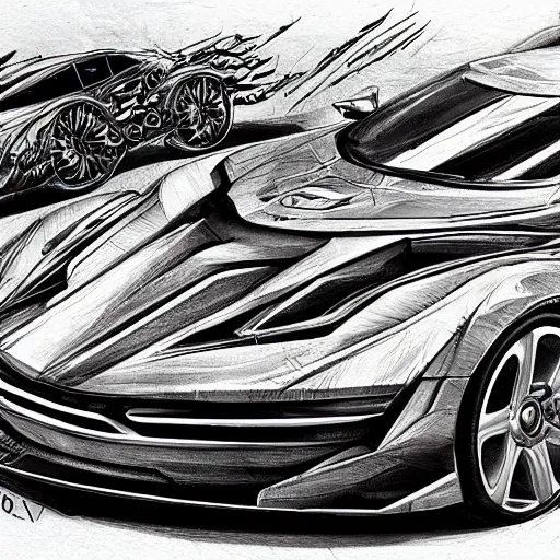 Prompt: draw concept art car, higly detailed masterpiece