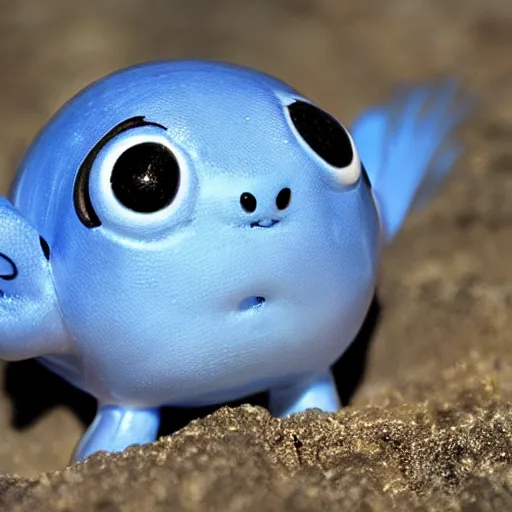 Prompt: national geographic professional photo of poliwag, award winning