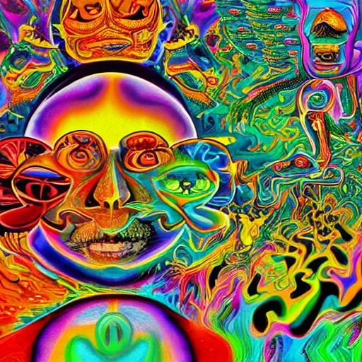 Image similar to what it's like to be on dmt