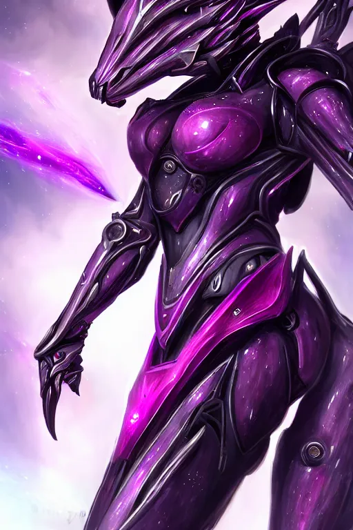 Prompt: galactic hyperdetailed elegant beautiful stunning giantess anthropomorphic mecha sexy female dragon goddess, sharp spines, sharp metal ears, smooth purple eyes, smooth fuschia skin, silver armor, bigger than galaxy, epic proportions, epic scale, epic size, warframe, destiny, furry, dragon art, goddess art, giantess art, furaffinity, octane render