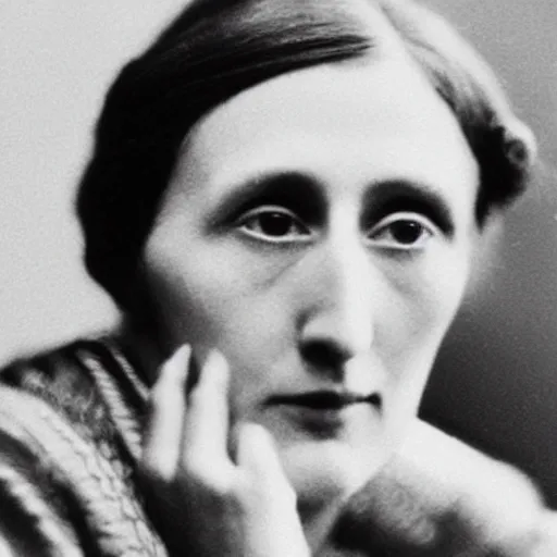 Image similar to Virginia Woolf as a pro e-sports player