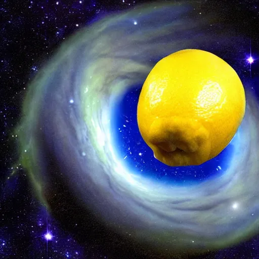 Image similar to planet lemon, photo by hubble telescope