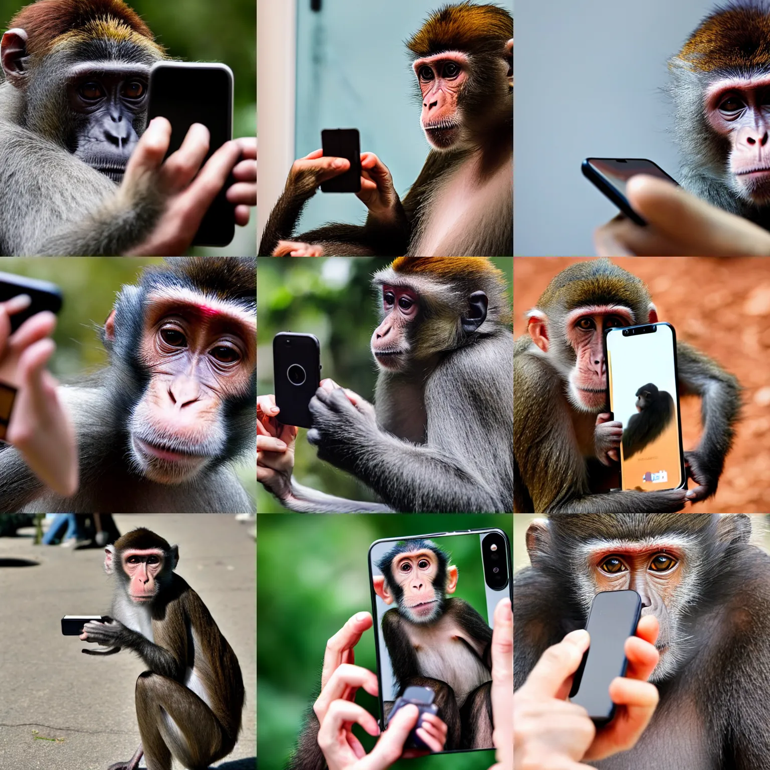 Beauty of Nature - Close enough ( girl vs monkey selfie) | Facebook