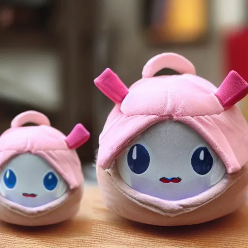 Image similar to cute fumo plush trapped inside a jar