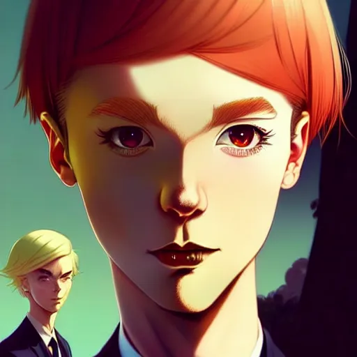 Image similar to a beautiful slim shy blonde waiter ignores you, art by ilya kuvshinov and lois van baarle and ross tran and range murata and artgerm and andy warhol, norman rockwell, digital art, highly detailed, profile picture, intricate, sharp focus, mystical trending on artstation hq, deviantart, pinterest, unreal engine 5, 4 k uhd image