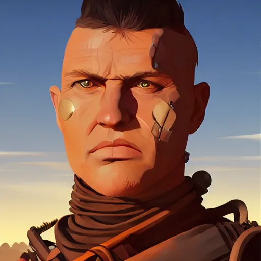 Image similar to face icon stylized minimalist mad max beyond thunderdome, loftis, cory behance hd by jesper ejsing, by rhads, makoto shinkai and lois van baarle, ilya kuvshinov, rossdraws global illumination