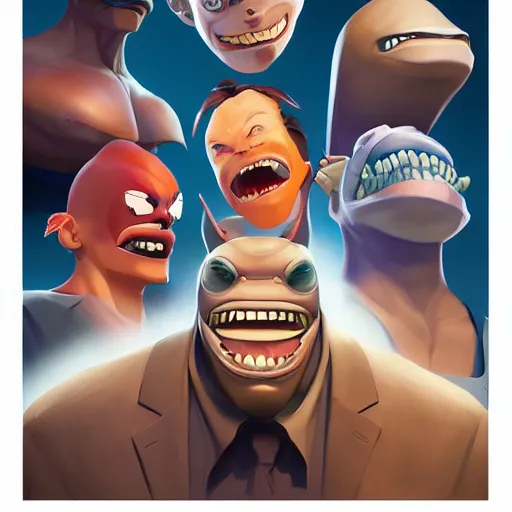 Prompt: face icon stylized minimalist street sharks, loftis, cory behance hd by jesper ejsing, by rhads, makoto shinkai and lois van baarle, ilya kuvshinov, rossdraws global illumination