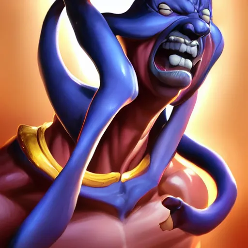 Image similar to earthworm jim, artstation, hd, unreal engine, by artgerm