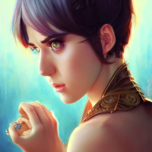 Image similar to ultra realistic illustration, katy perry anime, intricate, elegant, highly detailed, digital painting, artstation, concept art, smooth, sharp focus, illustration, art by artgerm and greg rutkowski and alphonse mucha and wlop