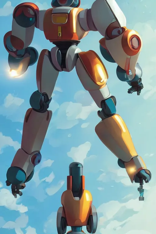 Image similar to metabots medabots medarotto medarot robot minimalist comics, behance hd by jesper ejsing, by rhads, makoto shinkai and lois van baarle, ilya kuvshinov, rossdraws global illumination ray tracing hdr radiating a glowing aura