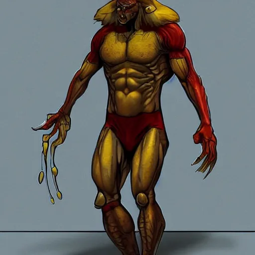 Prompt: full body concept art of a Political Mutant trending on artstation deviantart Pinterest detailed High Resolution HD 8k