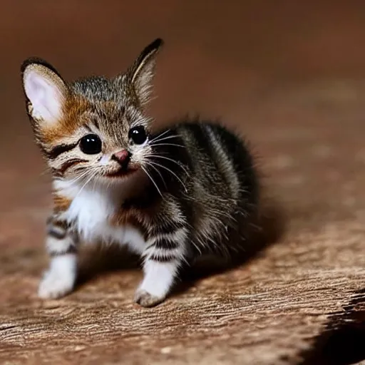 Image similar to photo of world ’ s smallest cat the size of a honeybee