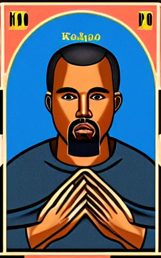 Prompt: kanye west orthodox icon