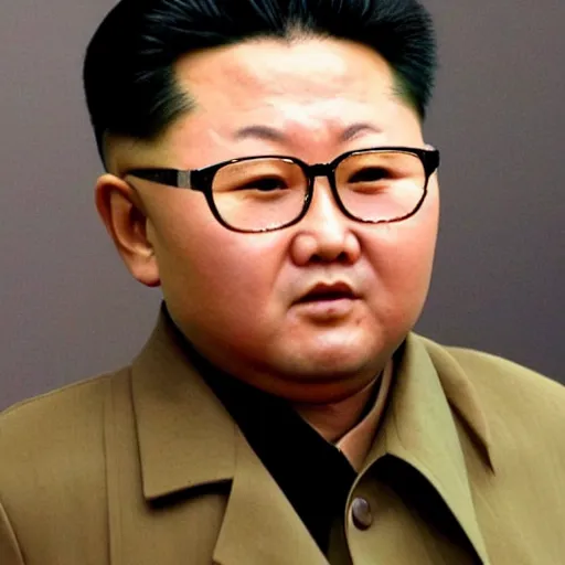 Prompt: kim jong - il, hyper realistic, ultra fine details, associated press photo