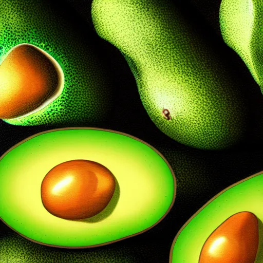 Image similar to a female model inspired by Avocado, highly detailed, photorealistic, digital painting, 8k resolution