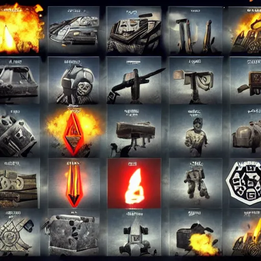 Image similar to top 9 call of duty perk symbols