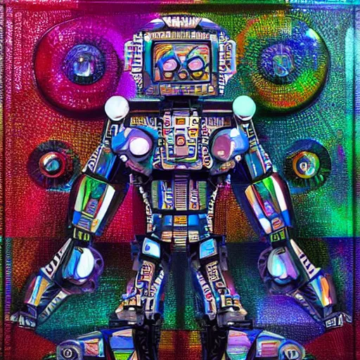 Prompt: robot god made of fractured glass, multi colors, prisms, crystals, gems, broken glass, shards, spectrums reflections by scott uminga, fractals, trending on artstation, intricate detail, finely detailed, small details, extra detail, hyper detailed, insane details, intricate, elite, ornate, elegant, micro details, 3 d sculpture