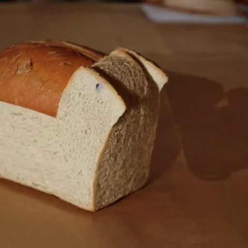 Image similar to rat made out of bread