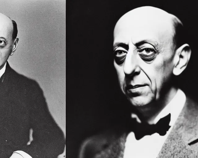 Image similar to arnold schoenberg