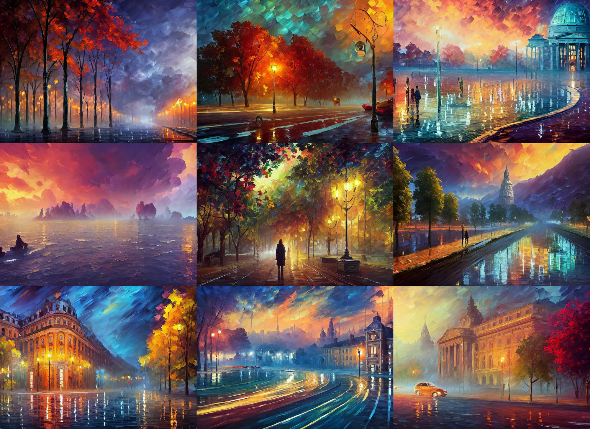 Prompt: Élysée, tilt shift, Alena Aenami, Leonid Afremov, Petros Afshar, Noah Bradley, Anton Fadeev, Anato Finnstark, Steve Henderson, Filip Hodas, Mark Keathley, Thomas Kinkade, Phil Koch, Gilbert Williams, Mike Winkelmann, Beeple