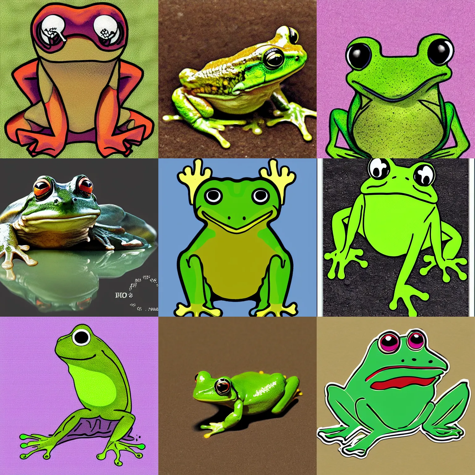 Prompt: frog made of transparent redemption