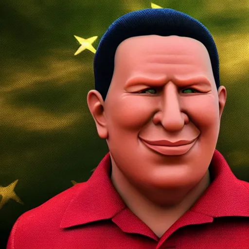 Prompt: hugo chavez action figure. realistic. photo. photorealistic. detailed. high quality. high resolution. lossless quality. lossless. 8 k. hdr. 4 k. 8 k resolution. 1 6 k resolution