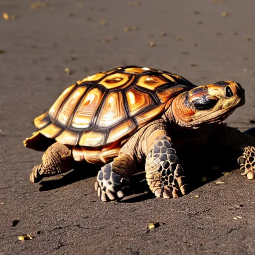 Prompt: red spotted tortoise