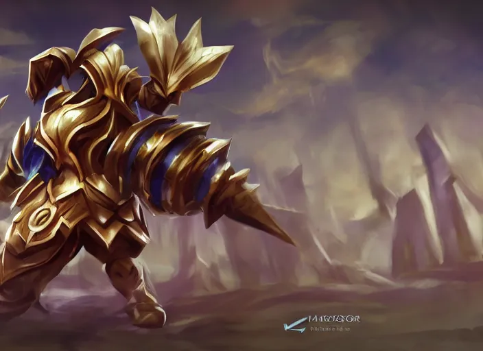 Prompt: champion splashart of champion made out of sleep