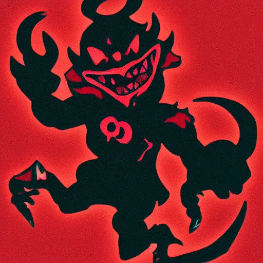 Image similar to red cartoon demon