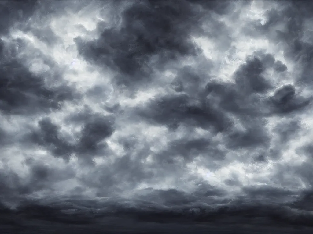 Prompt: cloudscape. very detailed dark super storm, hyper realistic david holland clouds, impressive, magical, very atmospheric, smoke boiling, cinematic, deep, very high complexity, stunning, dramatic masterpiece, iridescent, chiaroscuro, in the style of laura den hertog and michael creese, very detailed. 4 k
