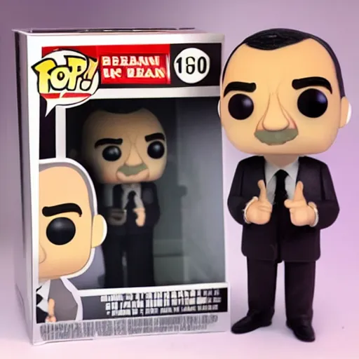 Prompt: Mr Bean Funko Pop