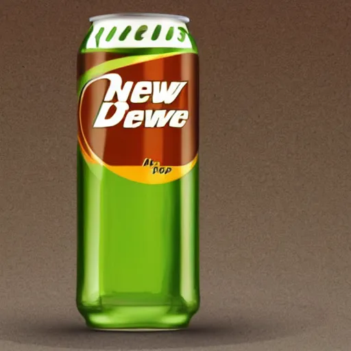 Prompt: a new peanut butter flavored mountain dew