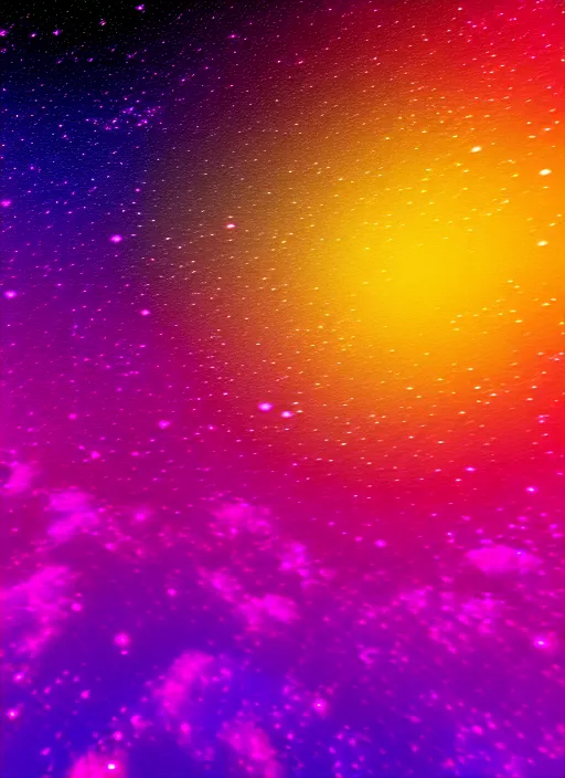 Image similar to purple and yellow abstract, voxel - based galaxy background, unreal engine, high contrast, high quality wallpaper, 4 k