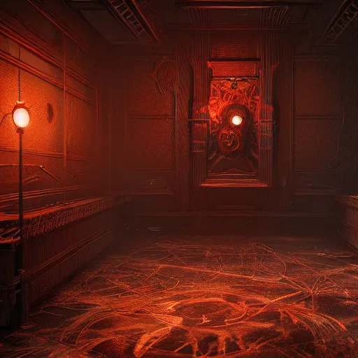 Image similar to cosmic horror lovecraftian award winning masterpiece digital art octane render 8 k