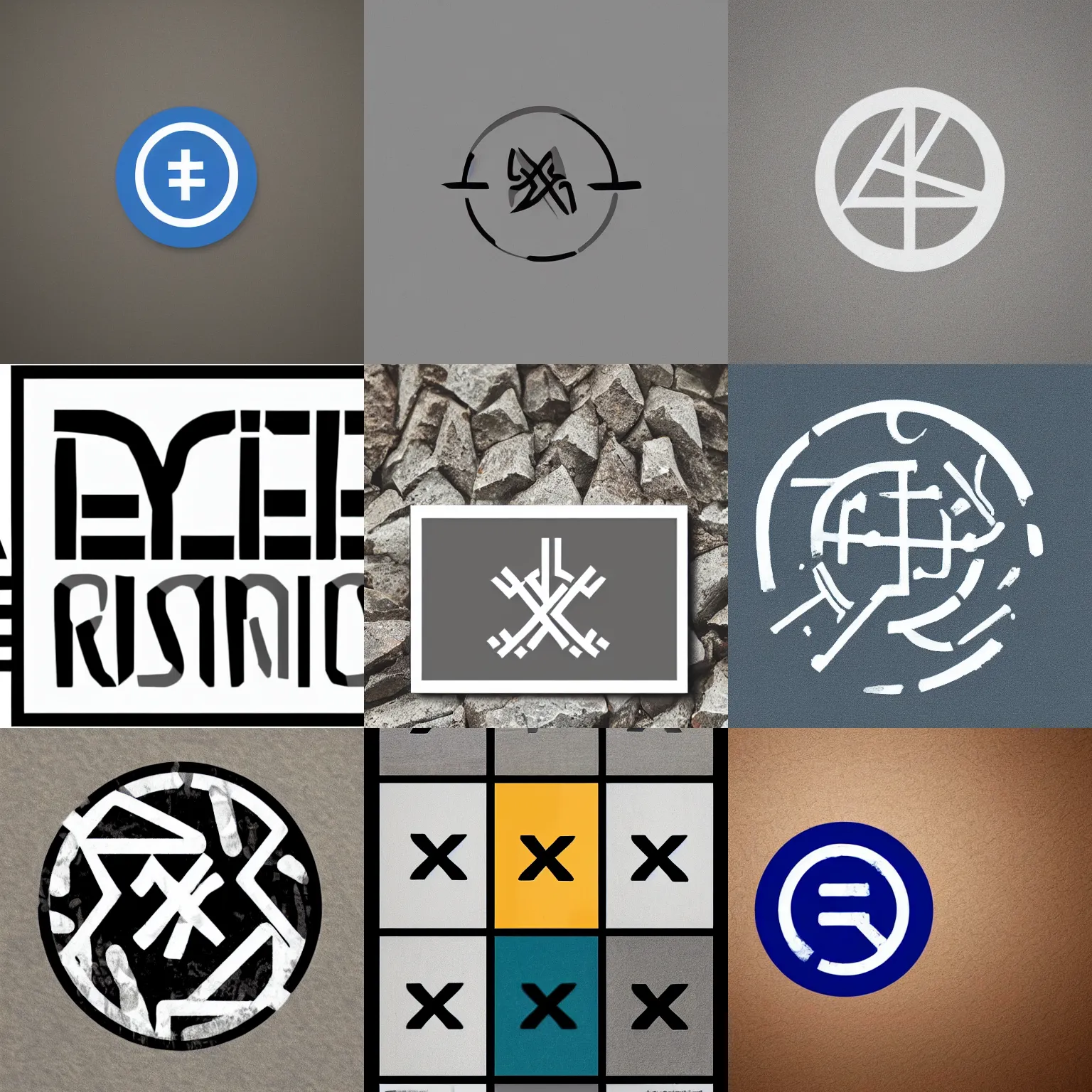 Prompt: clean modern logo icelandic runes