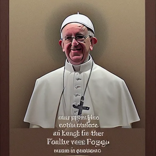 Image similar to duolingo pope francis,