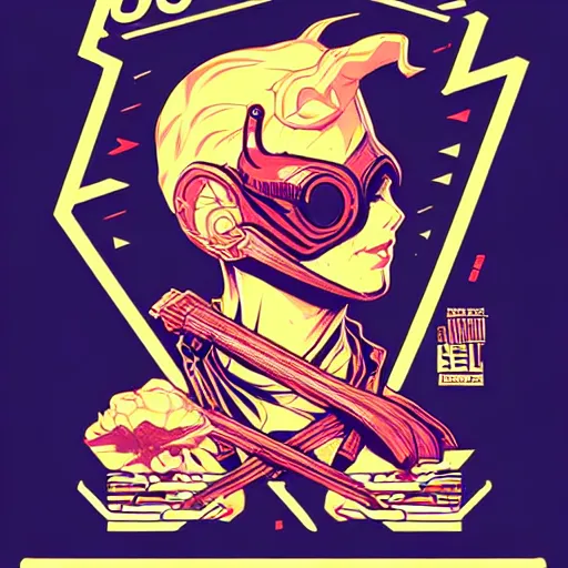 Image similar to concept art of tshirt design, 1 6 colors, logo, ink drawing, art by jc leyendecker and sachin teng