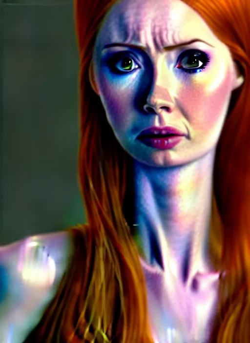 Image similar to Karen Gillan as the down-to-earth princess of sorrowful tears. ultra detailed painting at 16K resolution and amazingly epic visuals. epically beautiful image. amazing effect, image looks gorgeously crisp as far as it's visual fidelity goes, absolutely outstanding. vivid clarity. ultra. iridescent. mind-breaking. mega-beautiful pencil shadowing. beautiful face. Ultra High Definition. godly shading. amazingly crisp sharpness. photorealistic film cel processed twice..