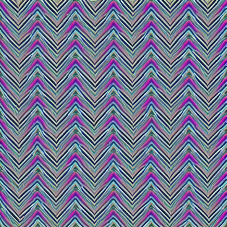 Prompt: illusory motion dazzle two - color symmetry pattern, perlin noise prismatic optical illusion