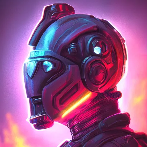 Prompt: profile portrait, helmet lion cyberpunk made of pink lava and fire marvel comics style, aurora digital package, profile portrait, cyberpunk fashion, realistic shaded perfect face, fine details, very dark environment, misty atmosphere, closeup, d & d, fantasy, intricate, elegant, highly detailed, digital painting, artstation, concept art, matte, sharp focus, illustration, hearthstone