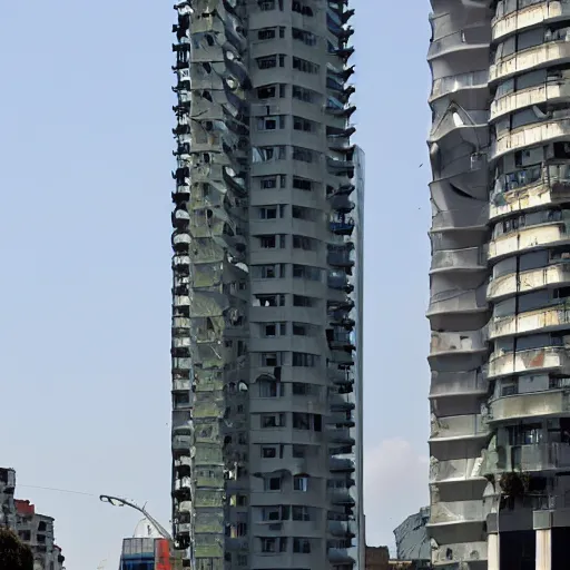 Image similar to postmodern tower in buenos aires