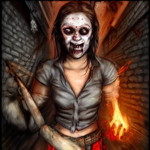 Image similar to dungeon and dragons rogue with covered face in an alley, hyper realistic, torn clothes, dirty, sweat, detailed face, red eyes, in the style of chris achilleos