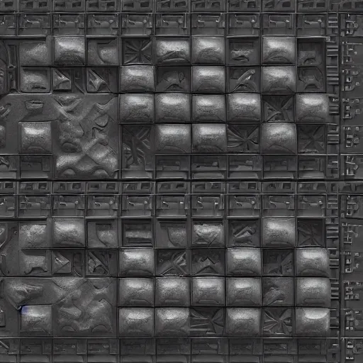 Prompt: greeble texture, highly detailed
