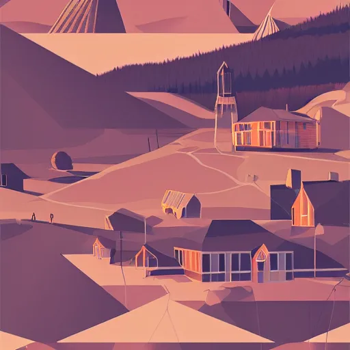 Image similar to !dream a beautiful illustration of Susanville by James Gilleard, geometric lines, highly detailed, vector graphics, HD, 8k