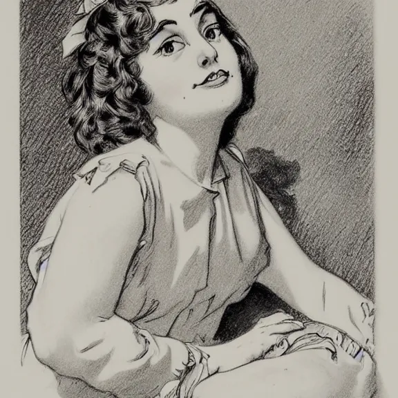 Prompt: a highly detailed portrait in the style of milo manara and in the style of charles dana gibson.