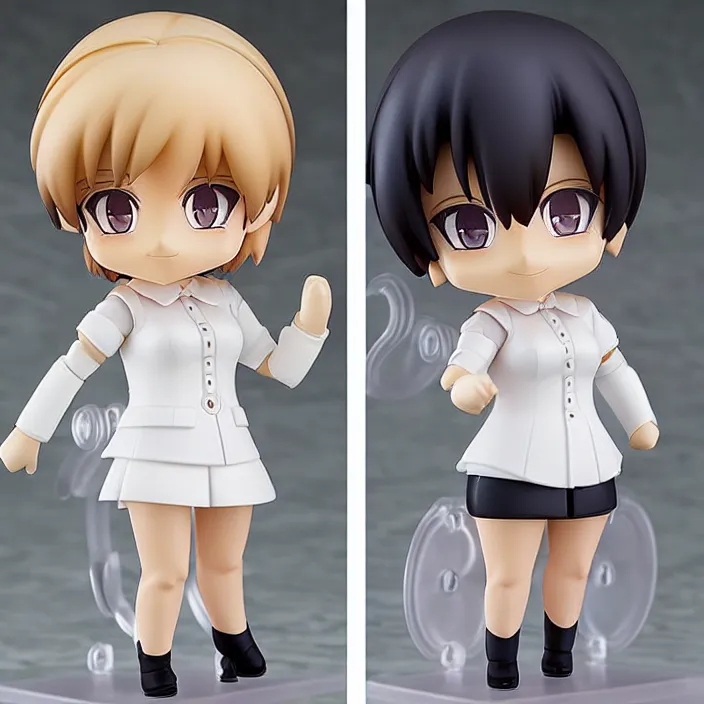 Prompt: princess diana, an anime nendoroid of princess diana, figurine, detailed product photo