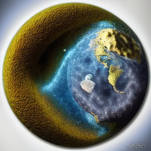 Image similar to the origin of life. by jean michel bihorel